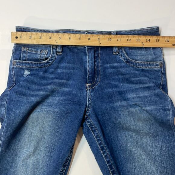 KUT from the Kloth Stevie Straight Leg Women’s Jeans Medium Wash Distressed Sz 4 - Picture 8 of 11